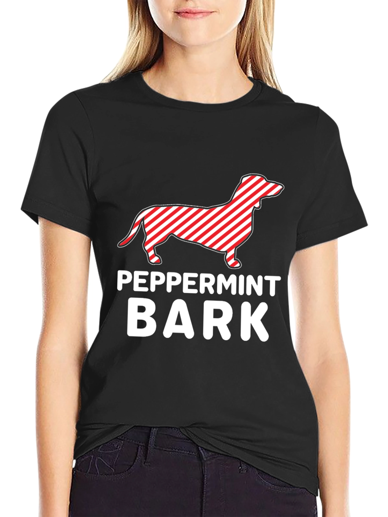 Peppermint Bark Dachshund T-Shirt
