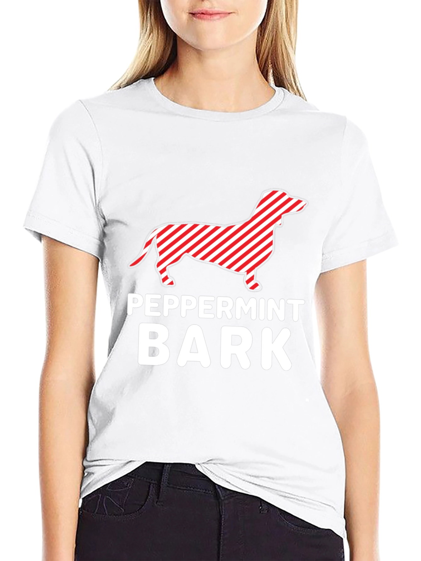 Peppermint Bark Dachshund T-Shirt