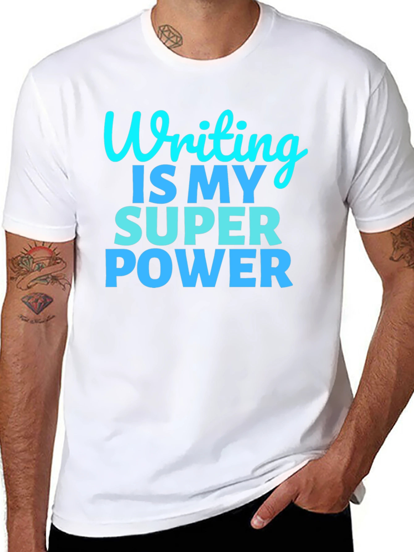 Writing Is My Super Power T-Shirt