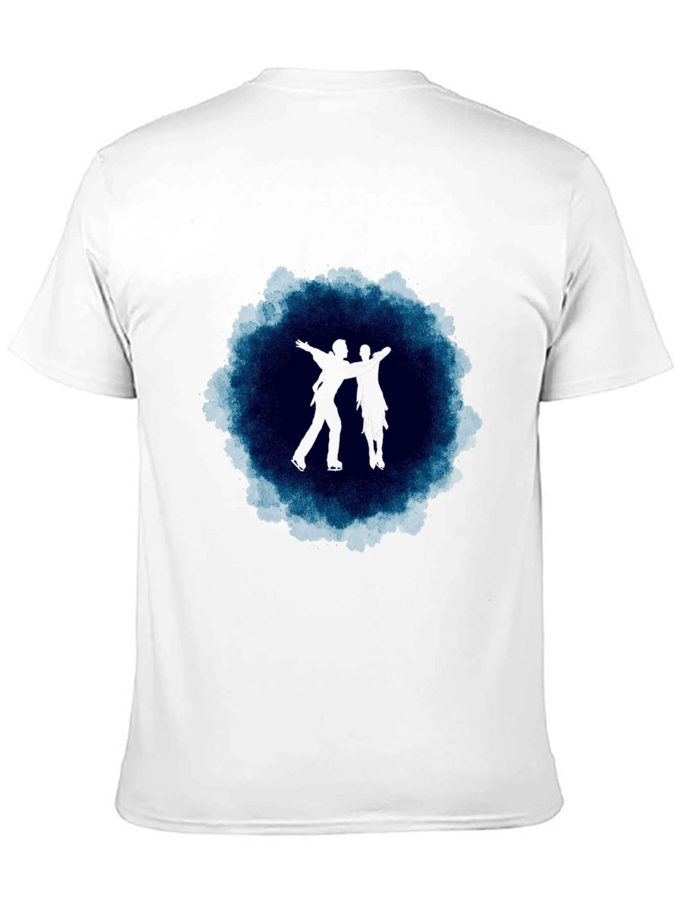 Figure Skaters Black T-Shirt Artistic Design