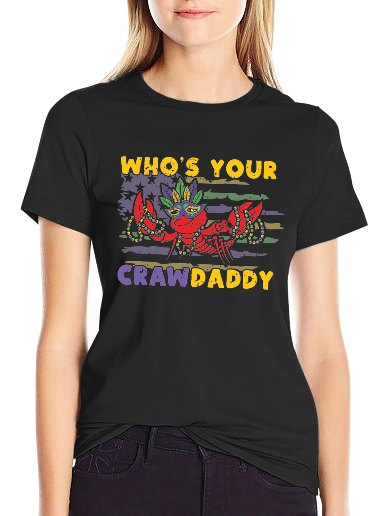 Whos Your Crawdaddy Mardi Gras T-Shirt