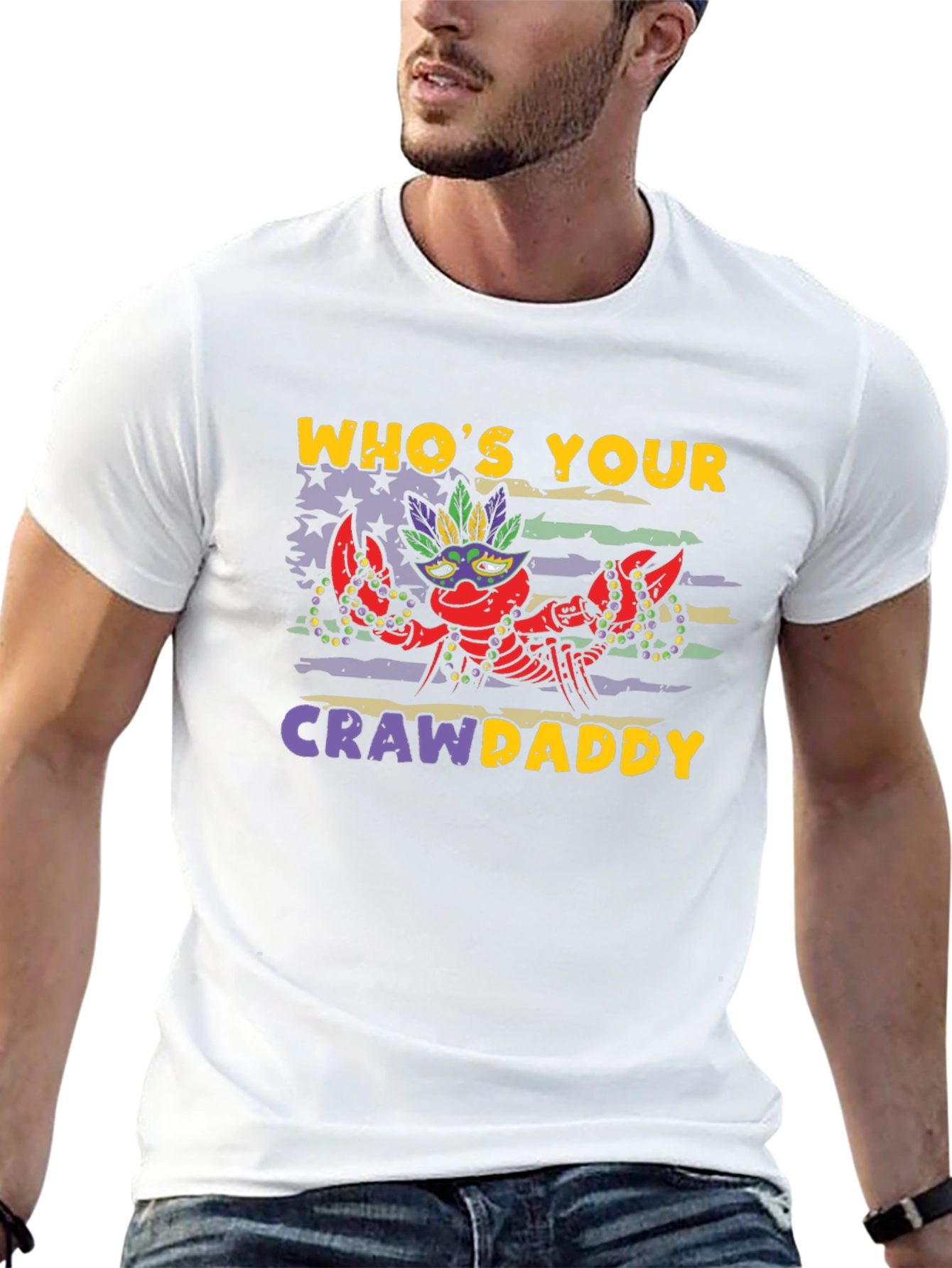 Whos Your Crawdaddy Mardi Gras T-Shirt