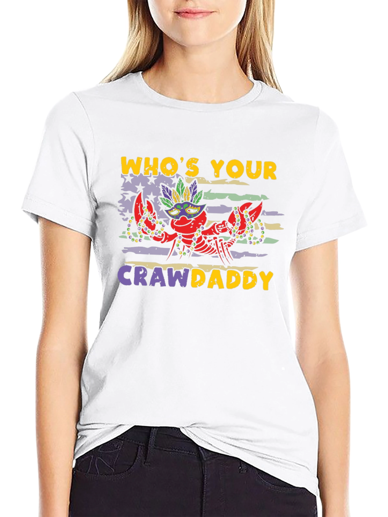 Whos Your Crawdaddy Mardi Gras T-Shirt