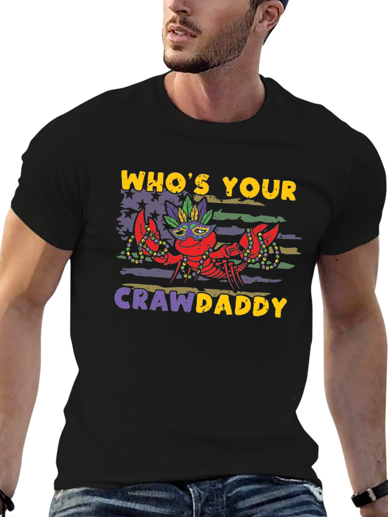 Whos Your Crawdaddy Mardi Gras T-Shirt