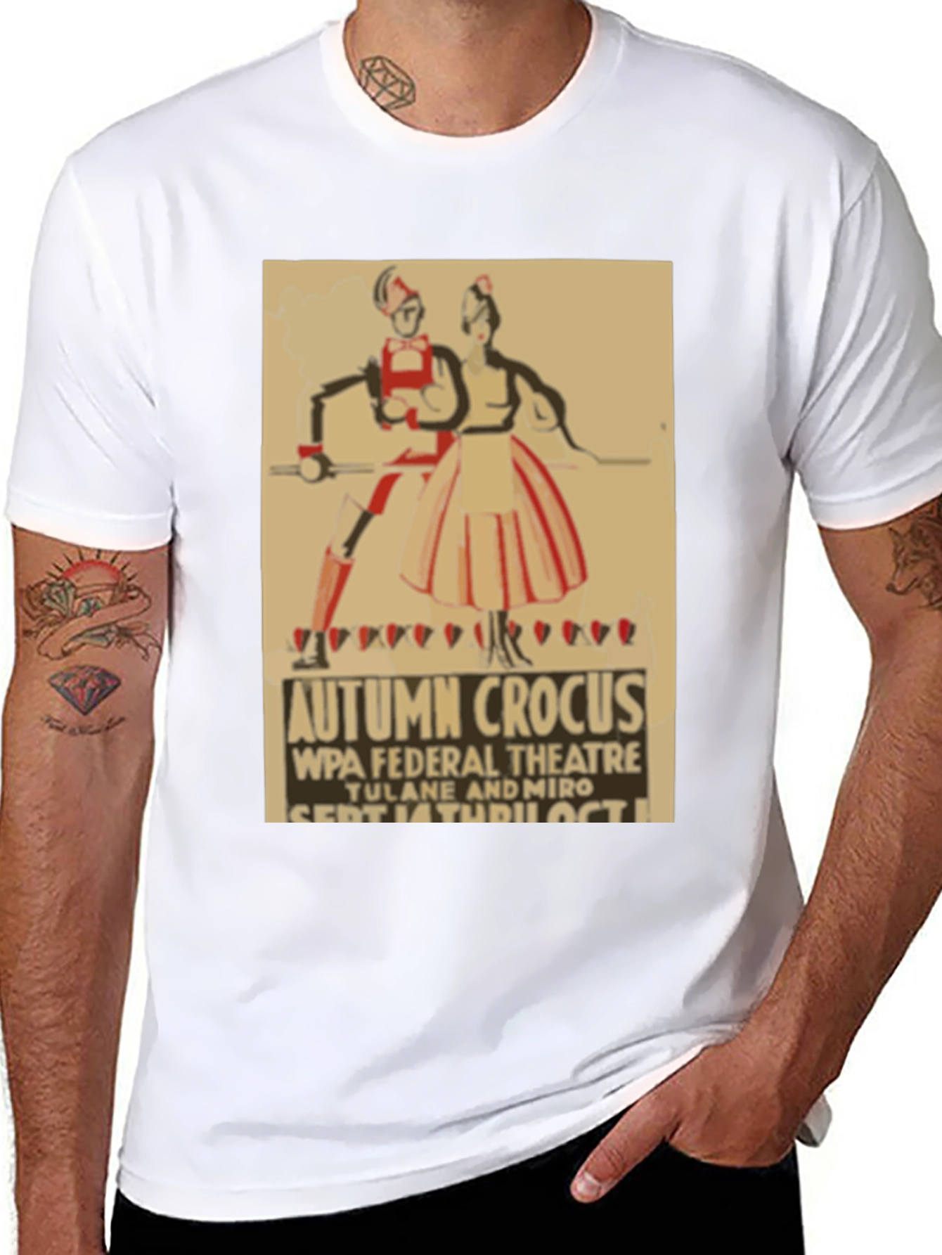 Autumn Crocus Theater Graphic Tee