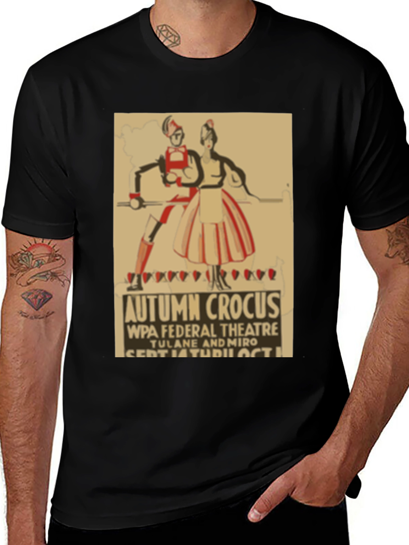 Autumn Crocus Theater Graphic Tee