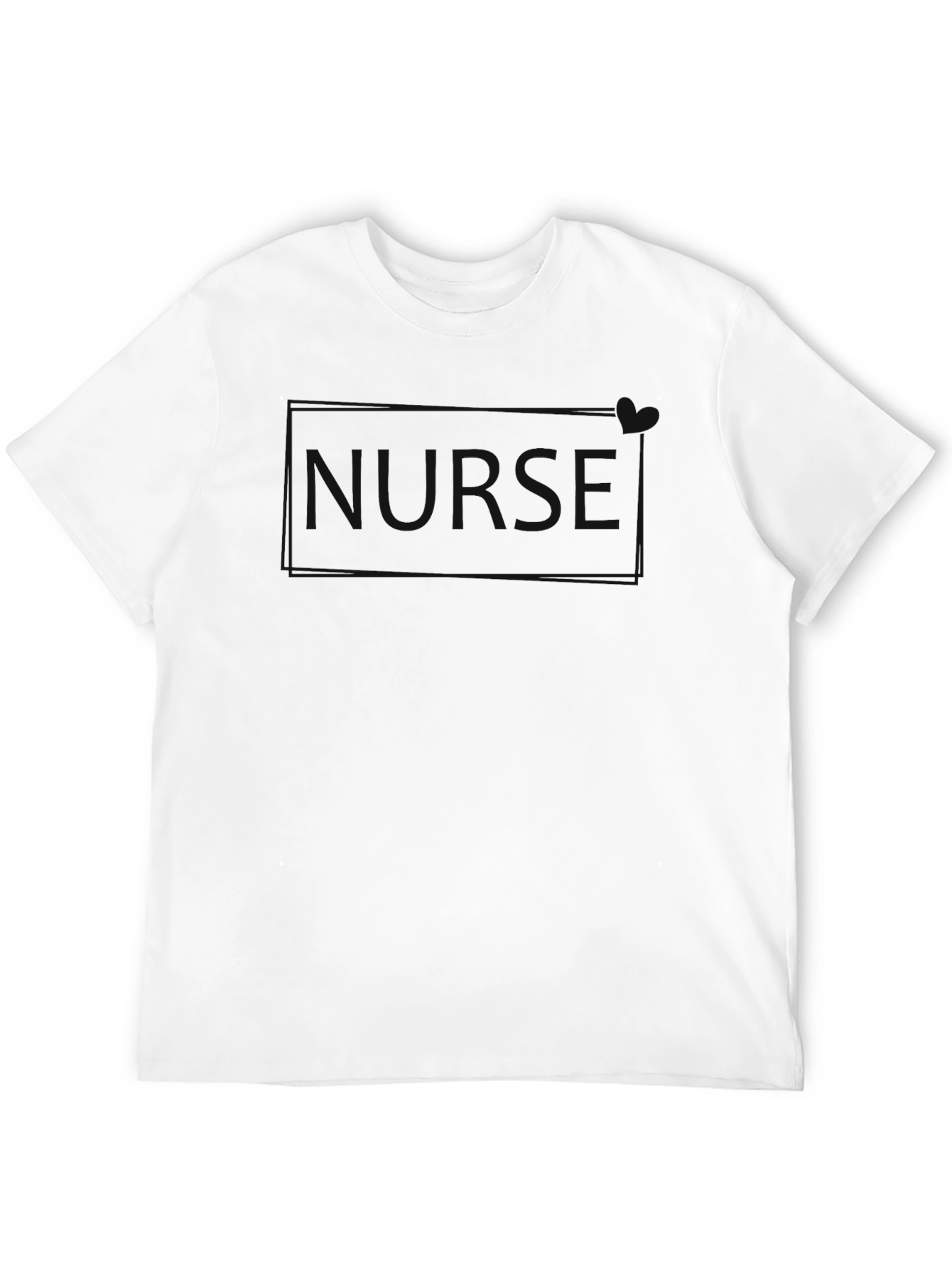 Black NURSE Graphic T-Shirt for Men