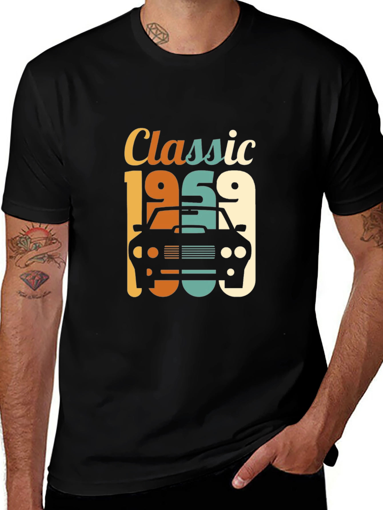 Classic 1969 Car Graphic T-Shirt