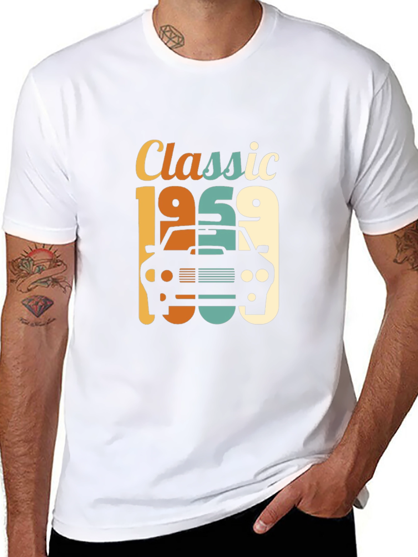 Classic 1969 Car Graphic T-Shirt