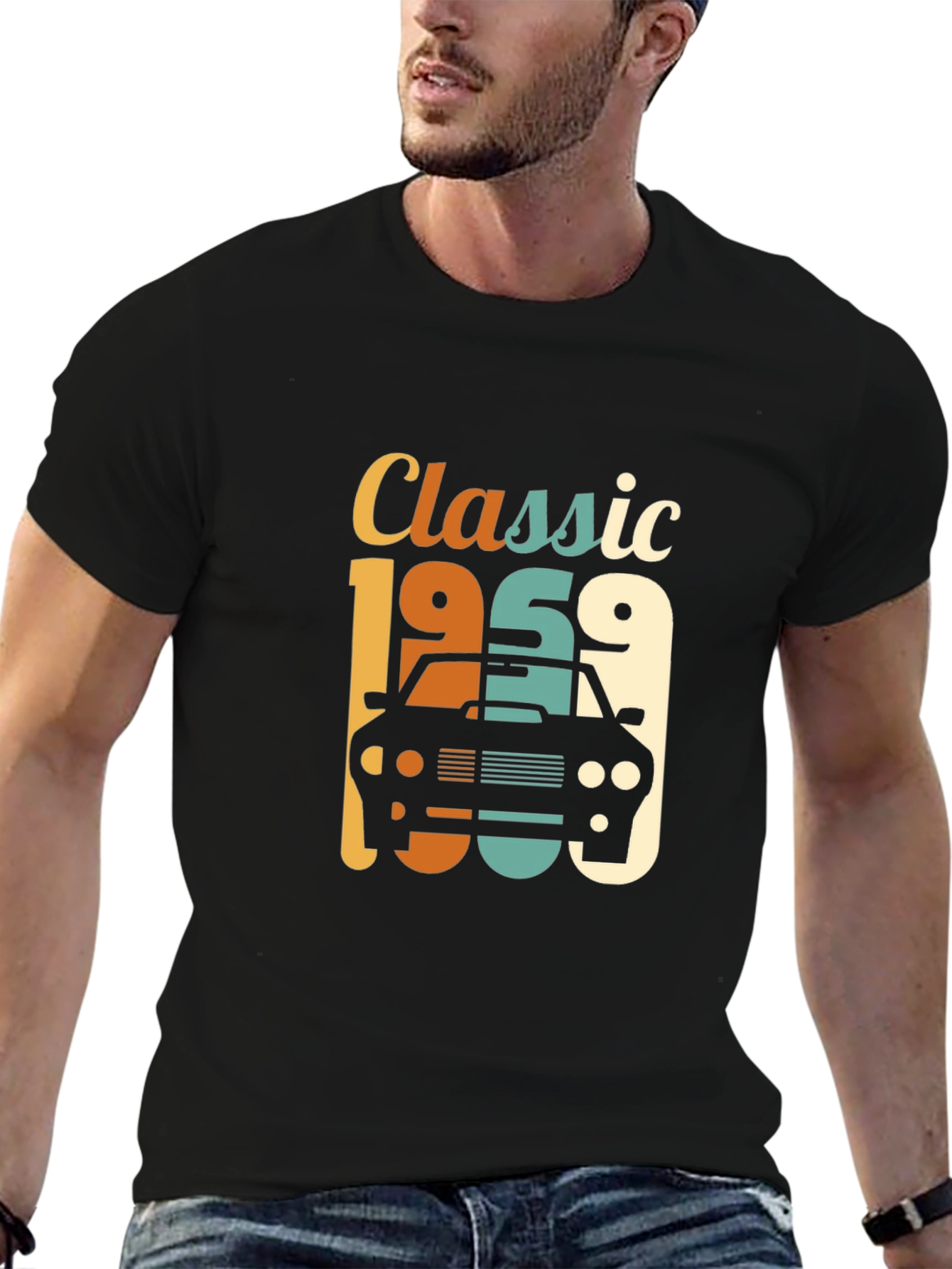 Classic 1969 Car Graphic T-Shirt
