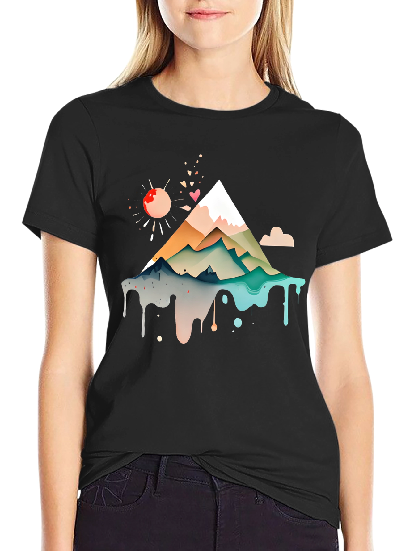Mountain Graphic Print Tee