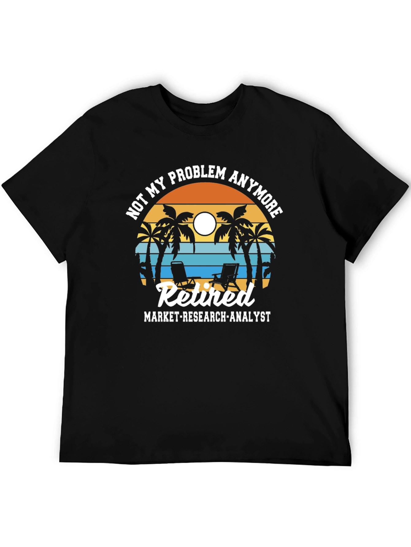 Retired Market Analyst Beach T-Shirt