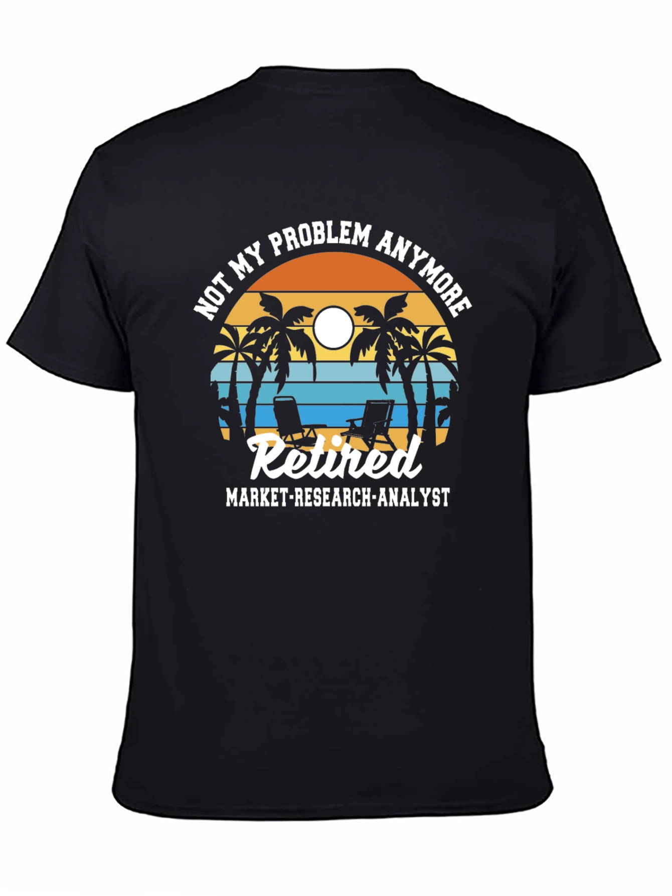 Retired Market Analyst Beach T-Shirt