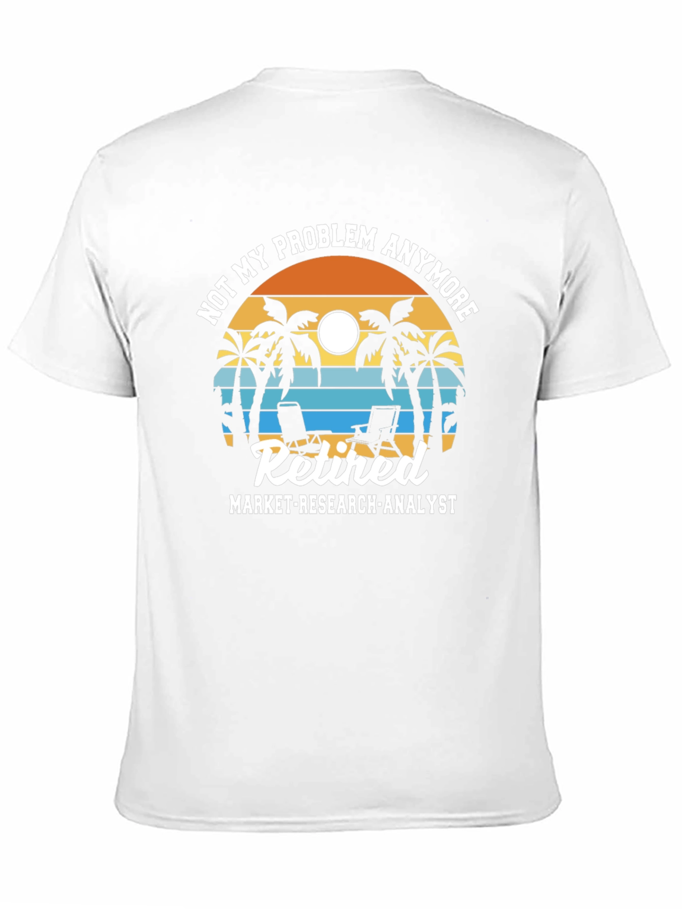 Retired Market Analyst Beach T-Shirt