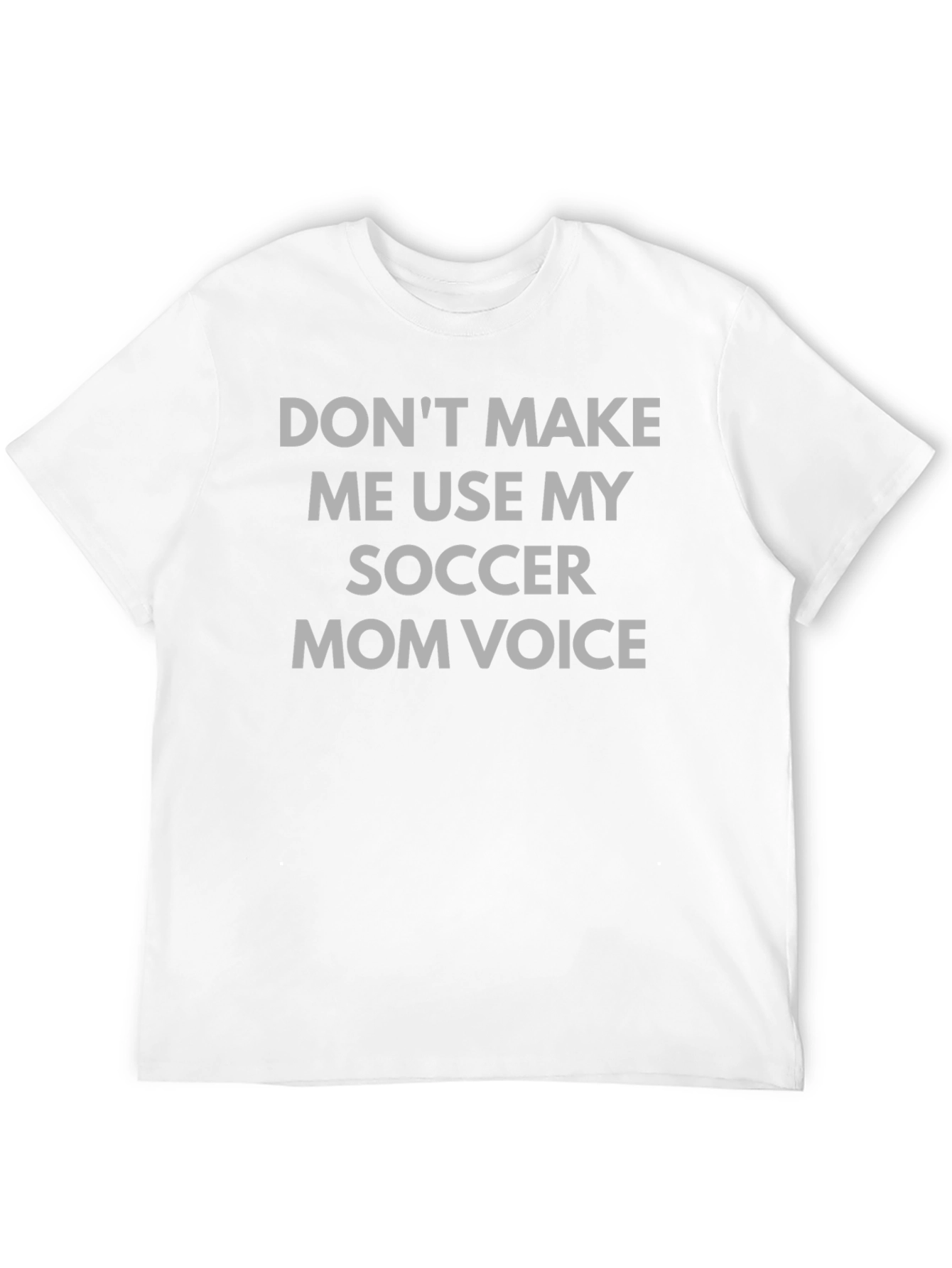 Funny Soccer Mom Voice Graphic Tee