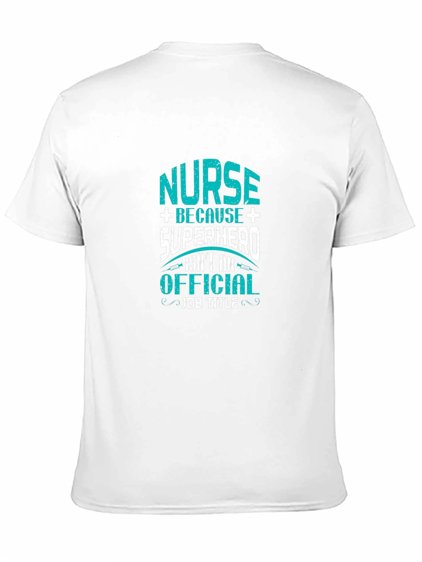 Nurse Superhero Graphic T-Shirt - Black Cotton Tee