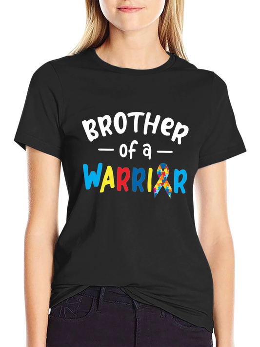 Brother of a Warrior T-Shirt Autism Awareness