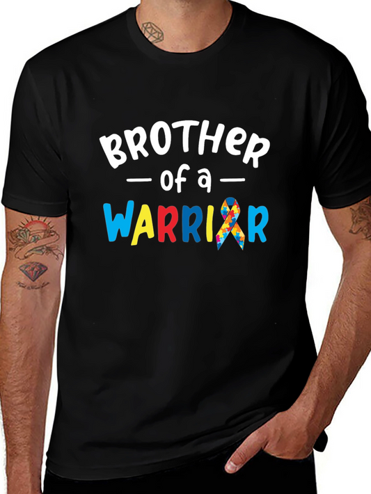 Brother of a Warrior T-Shirt Autism Awareness