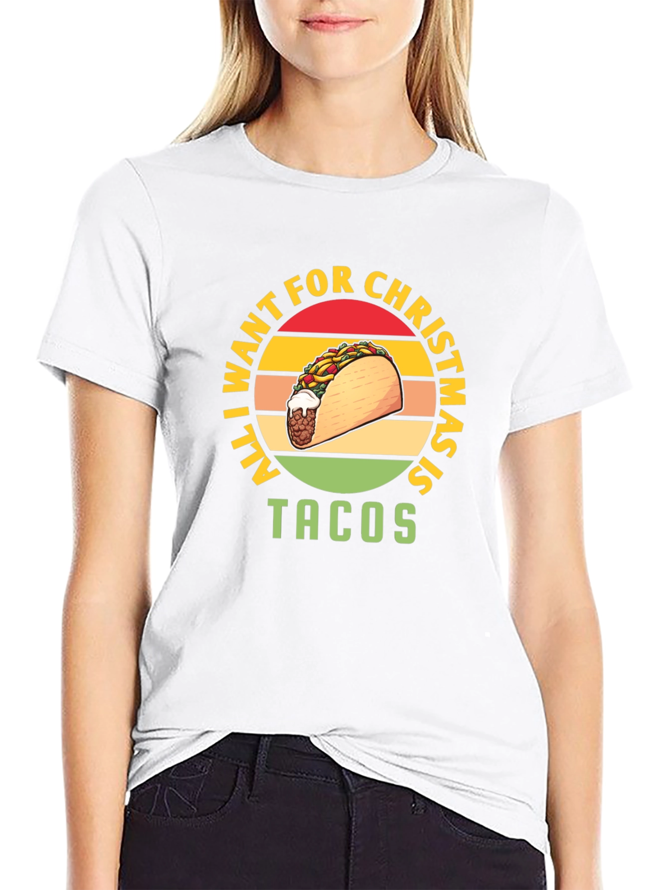 All I Want For Christmas Is Tacos T-Shirt