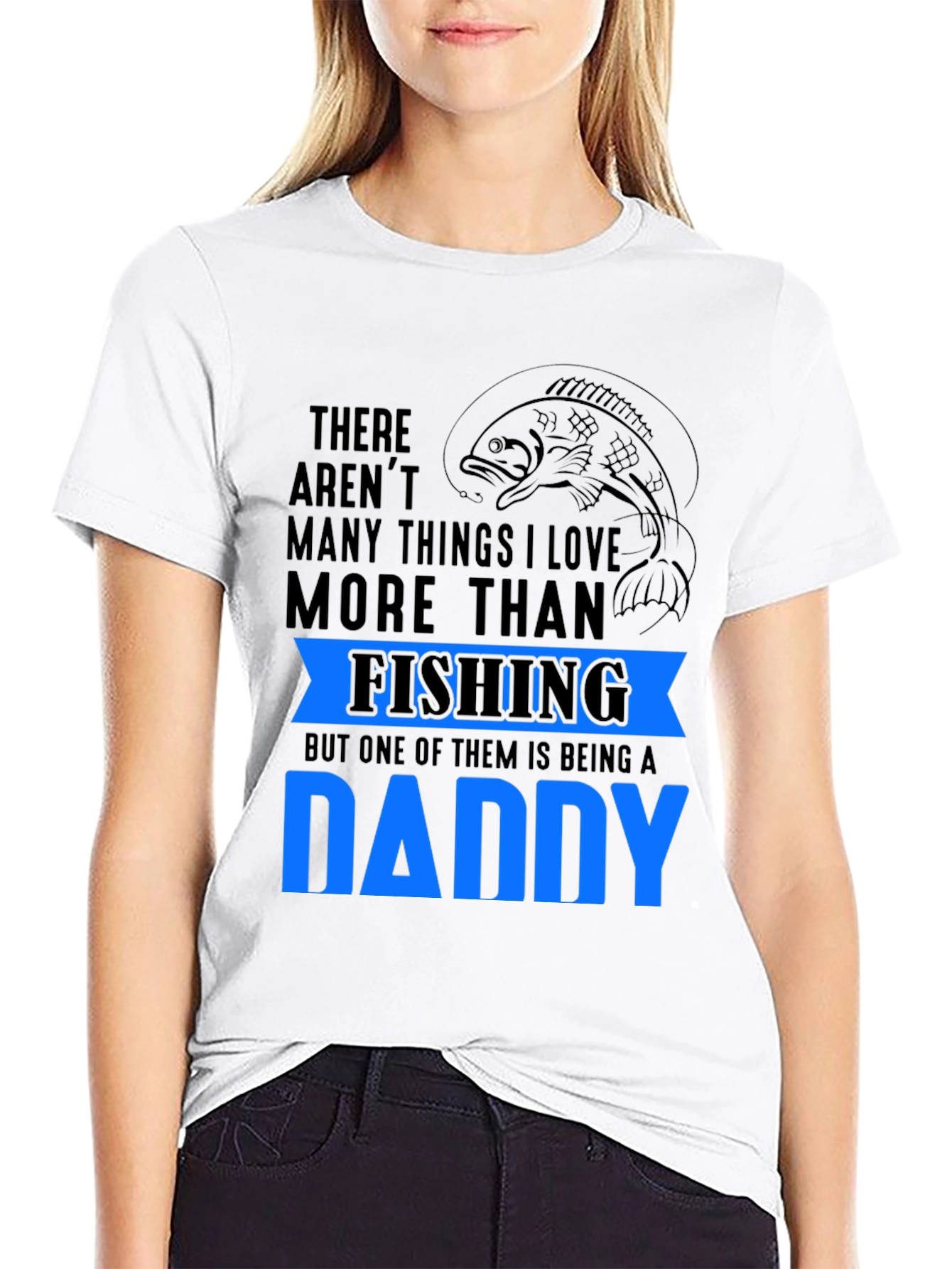 Fishing Daddy T-Shirt: Love Fishing & Being A Dad