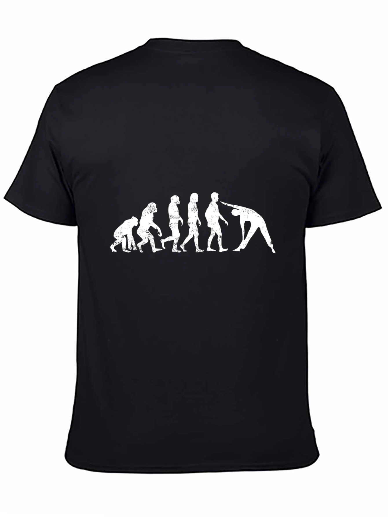 Evolution of Yoga Black T-Shirt