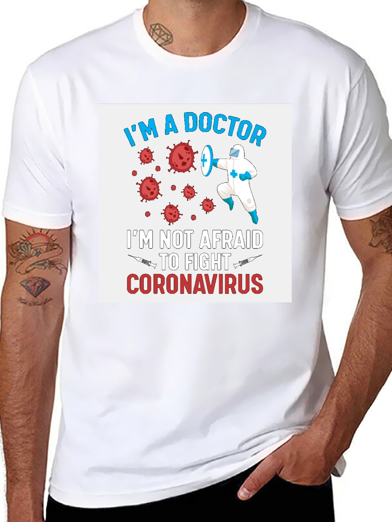 Doctor Coronavirus Fighter Graphic Tee