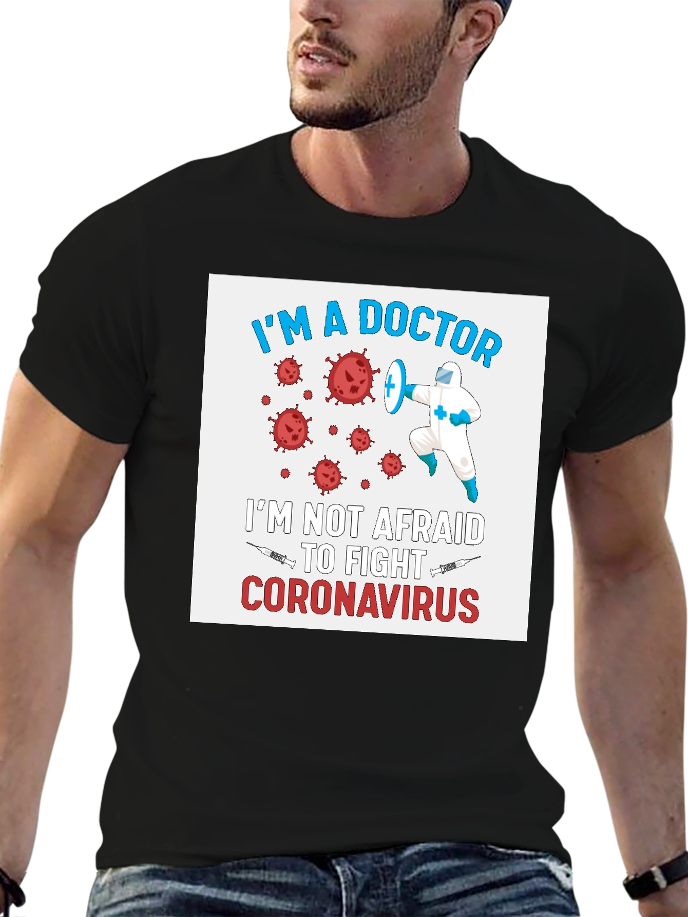 Doctor Coronavirus Fighter Graphic Tee