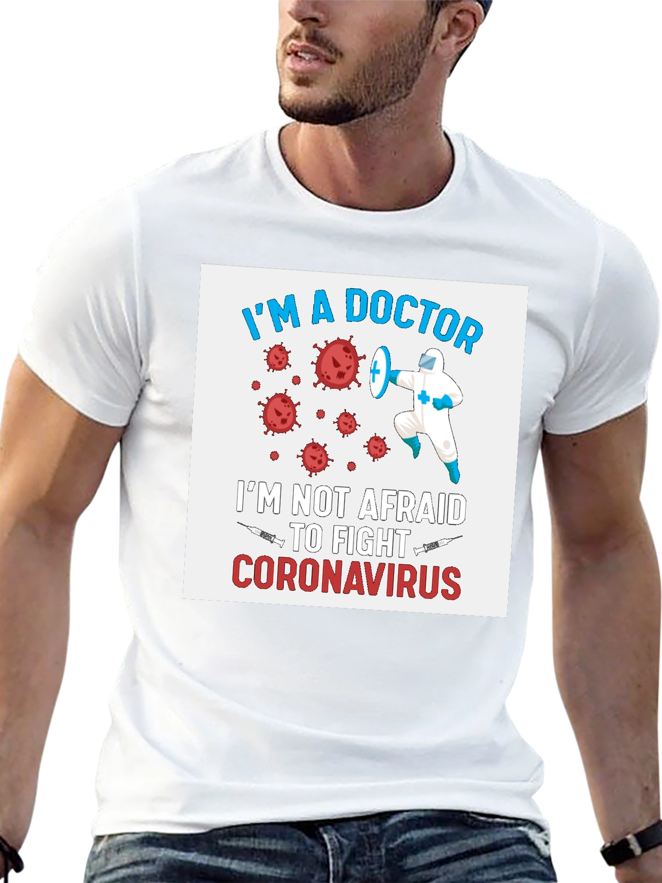 Doctor Coronavirus Fighter Graphic Tee