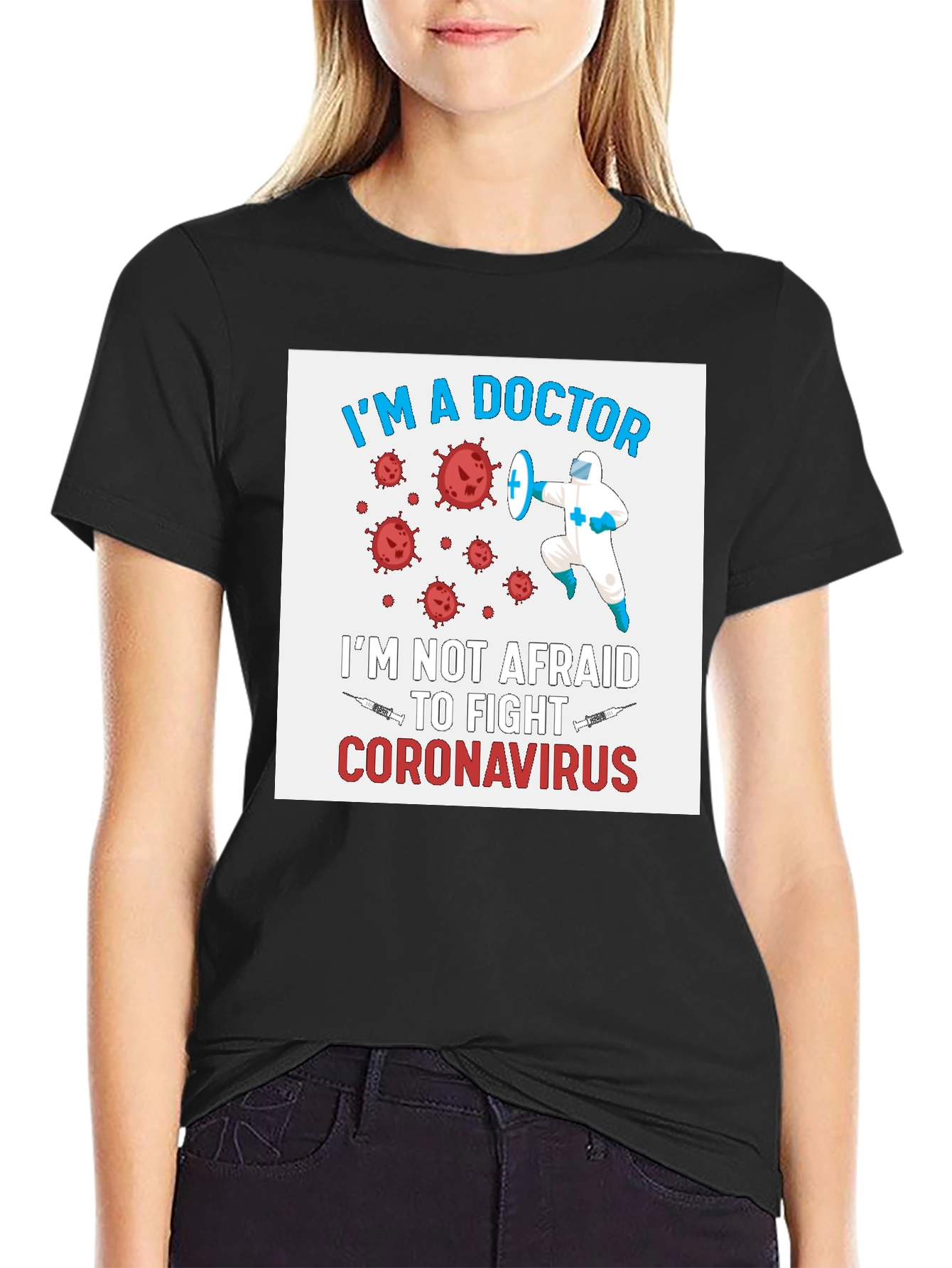 Doctor Coronavirus Fighter Graphic Tee