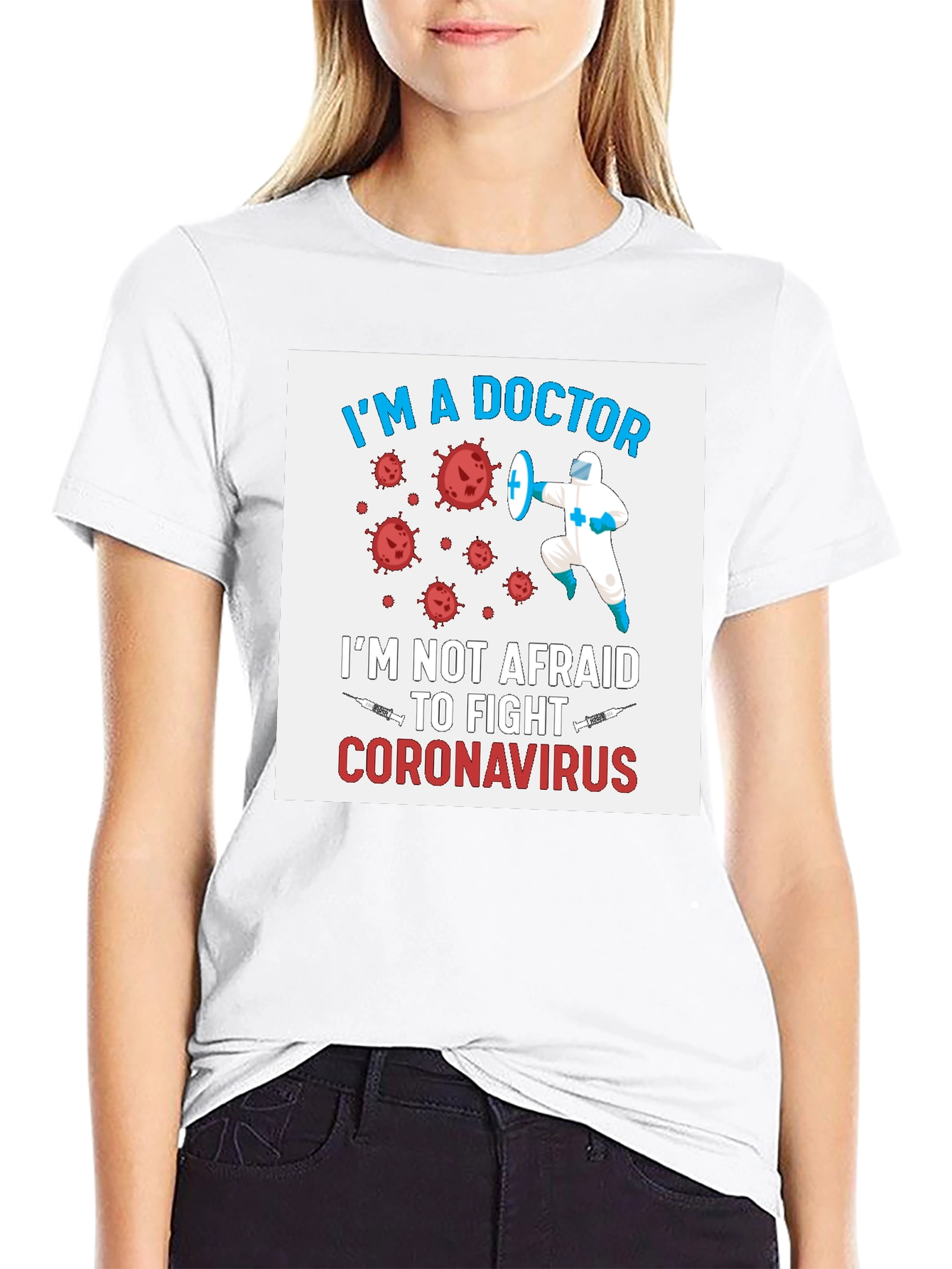 Doctor Coronavirus Fighter Graphic Tee