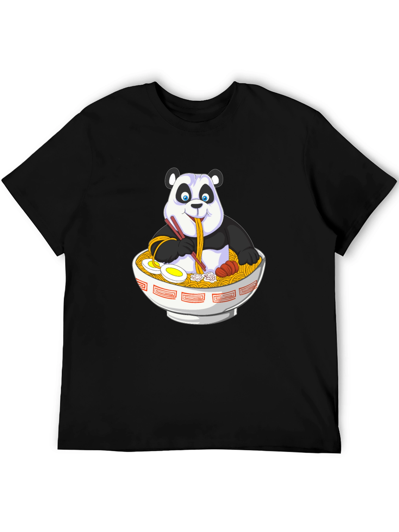Ramen Panda T-Shirt - Unique Graphic Tee