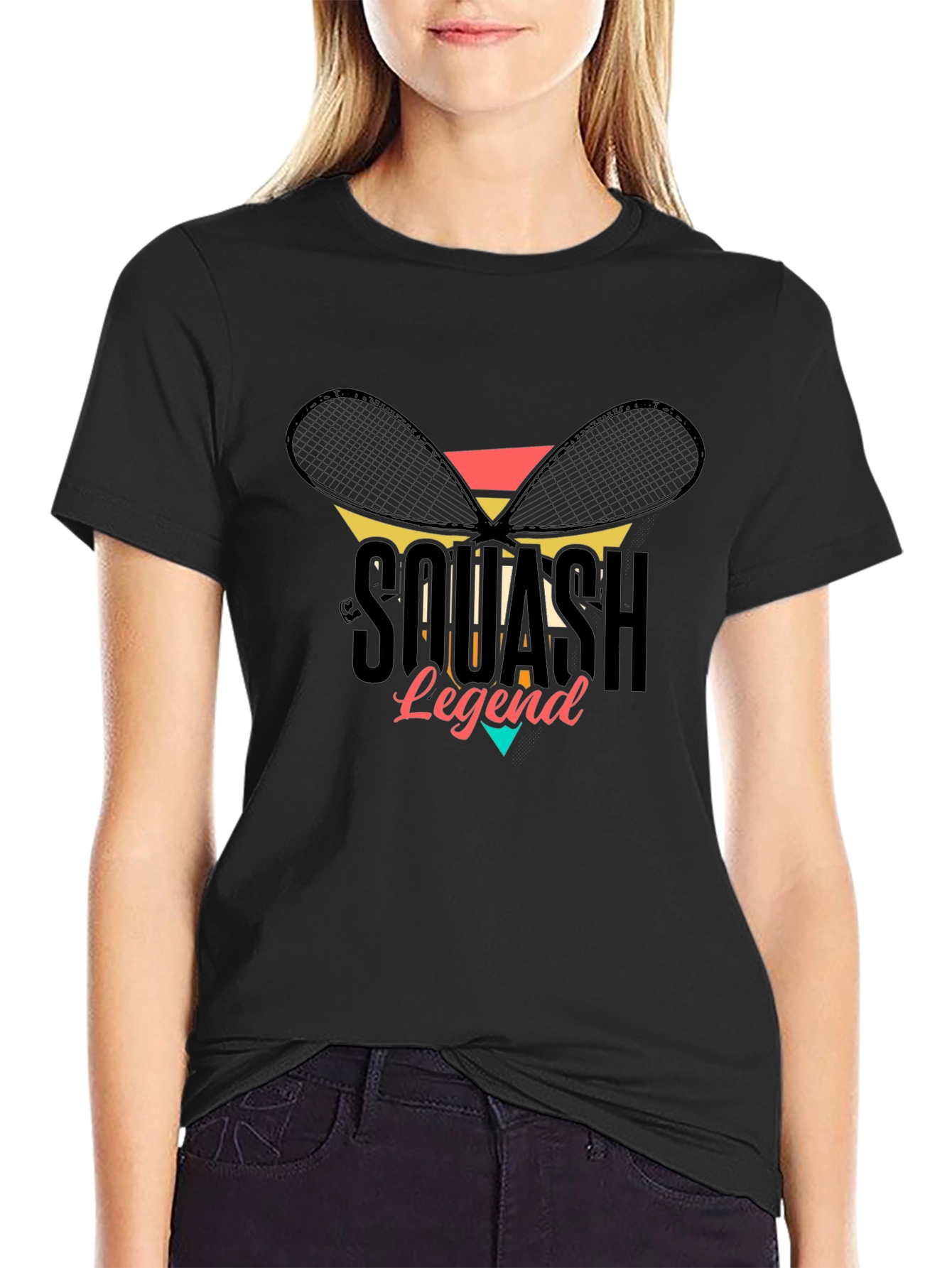 Squash Legend Retro Graphic T-Shirt