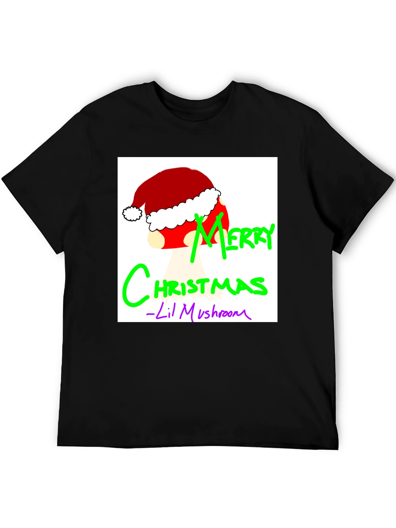 Merry Christmas Lil Mushroom Tee
