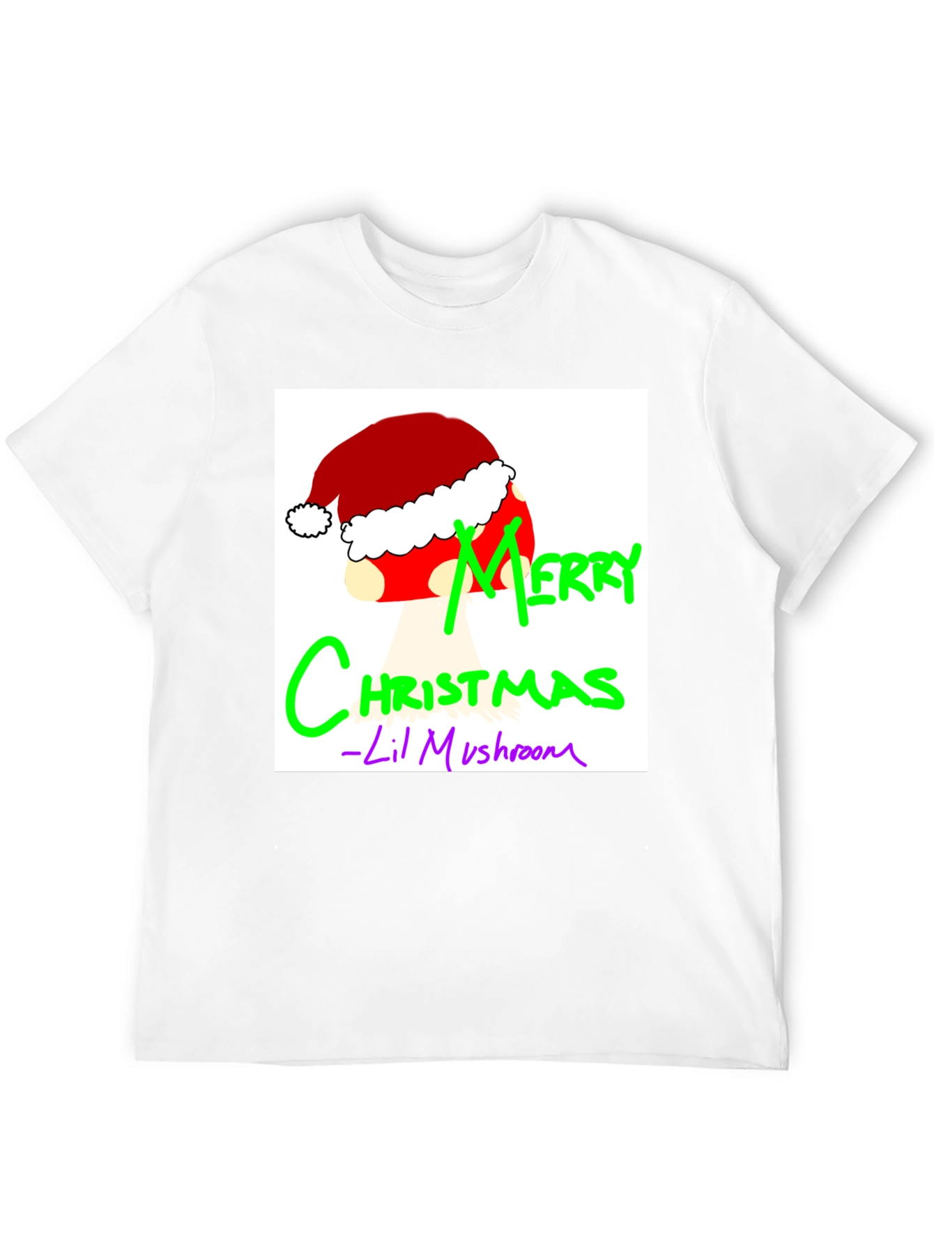 Merry Christmas Lil Mushroom Tee