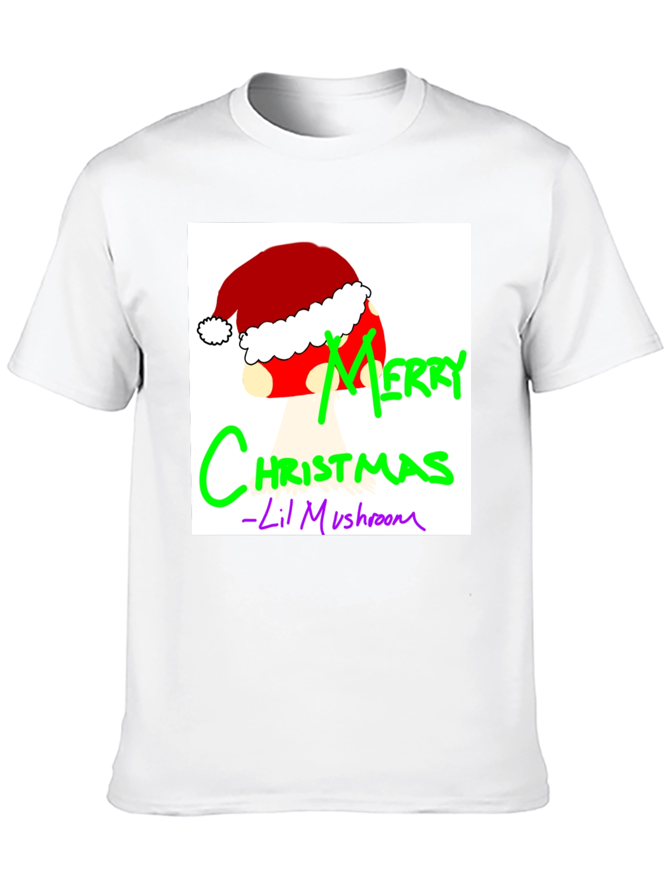 Merry Christmas Lil Mushroom Tee