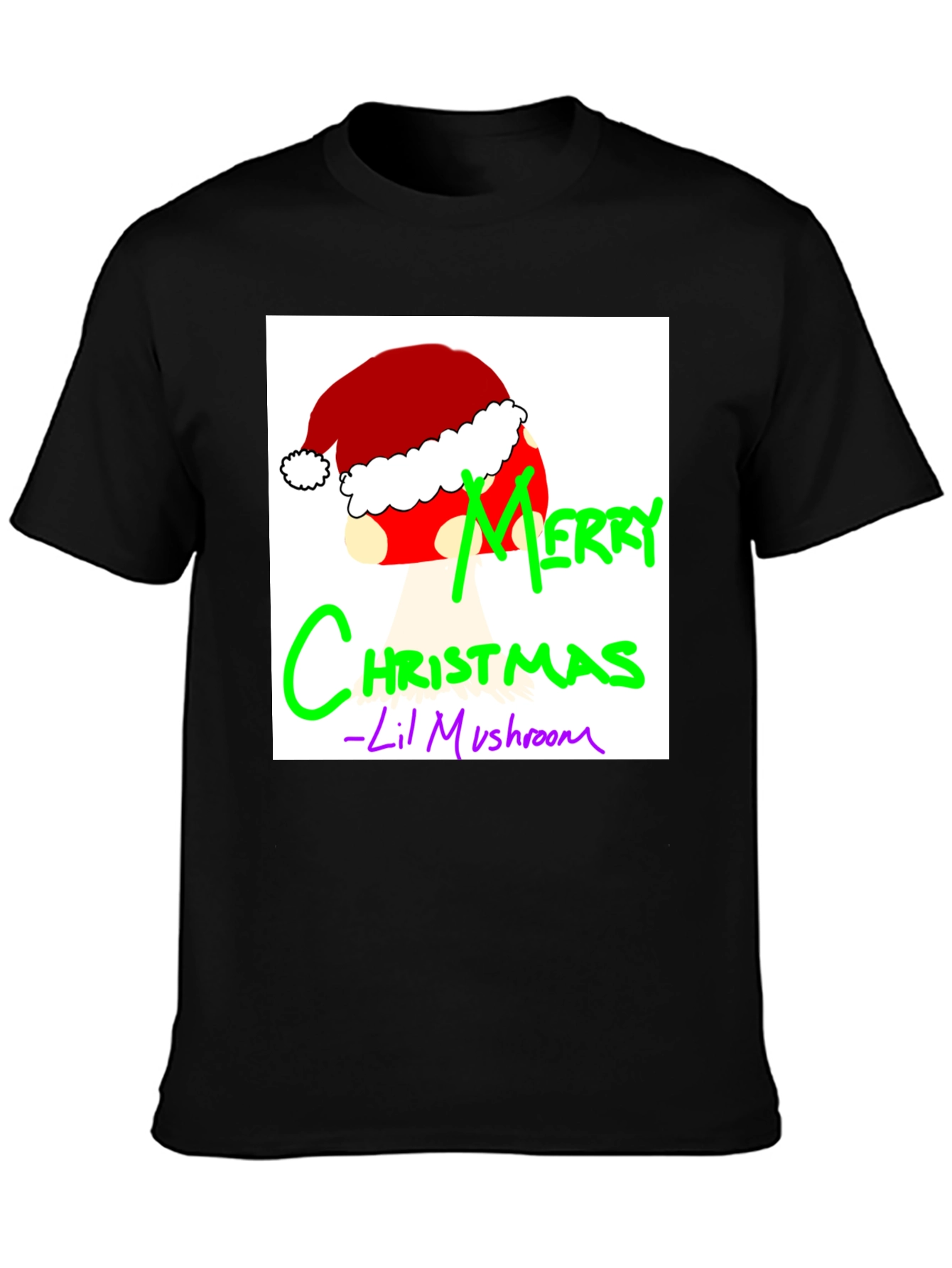 Merry Christmas Lil Mushroom Tee