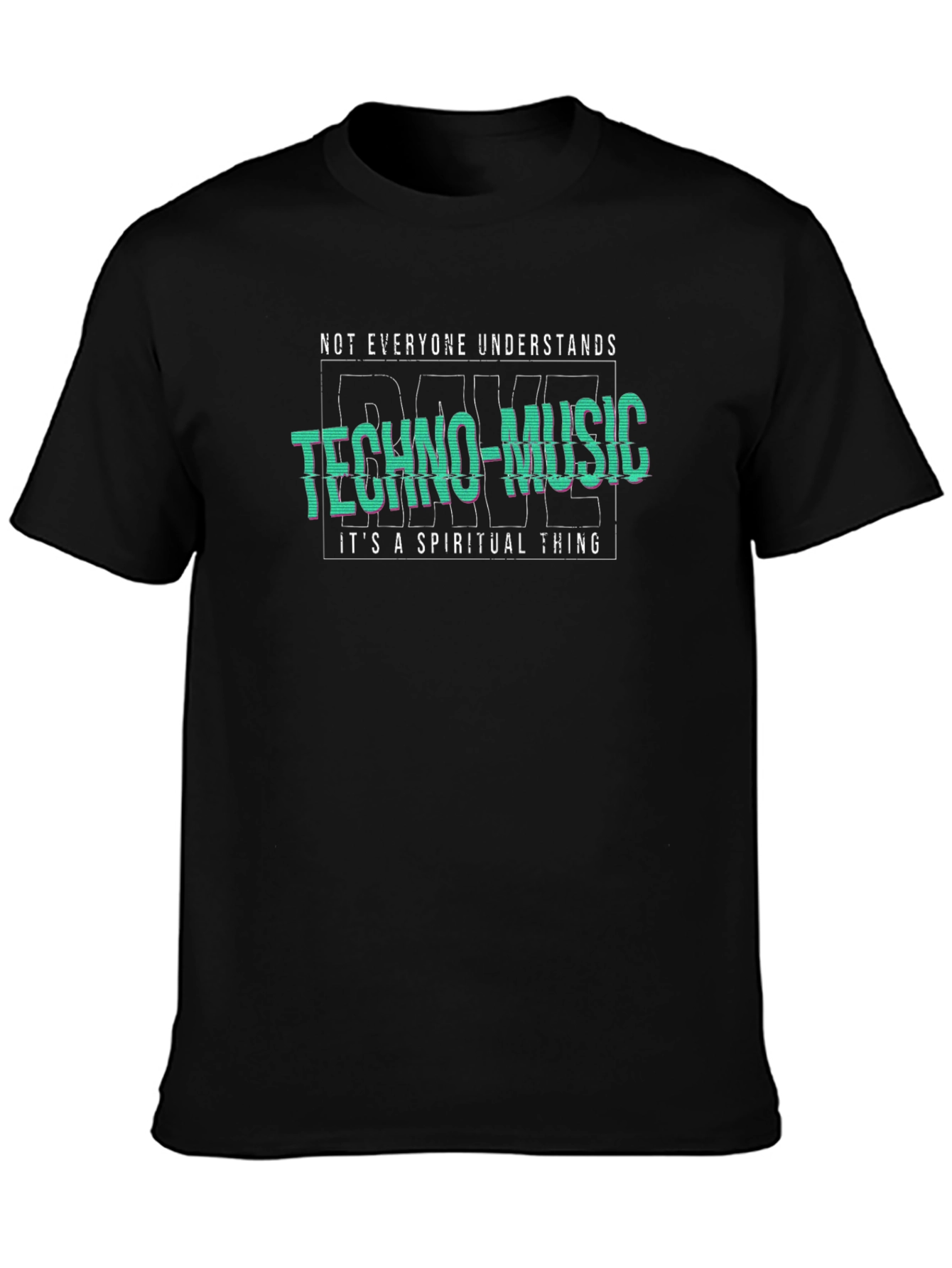 Techno-Music Spiritual T-Shirt - Unique Graphic Tee