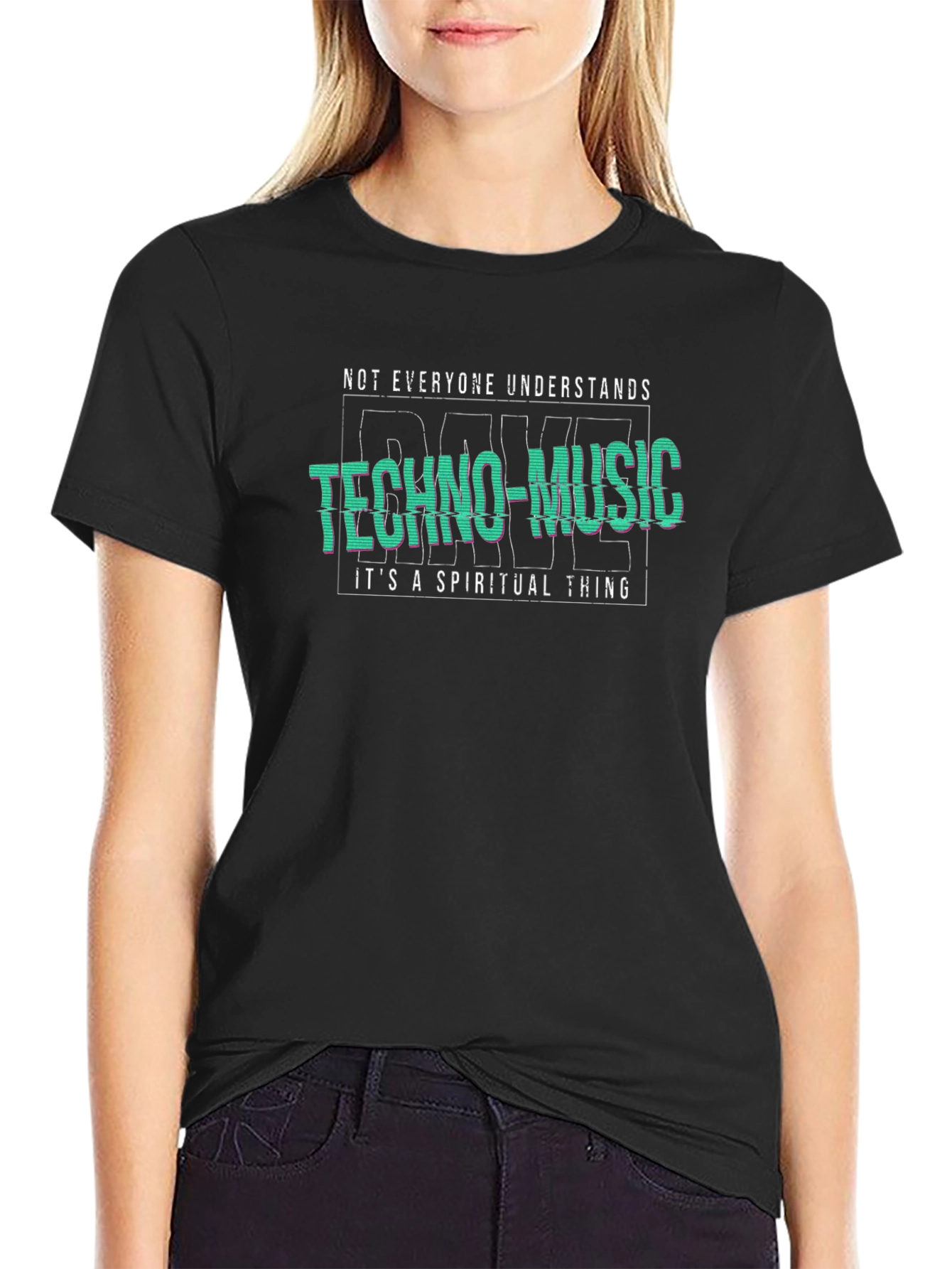Techno-Music Spiritual T-Shirt - Unique Graphic Tee