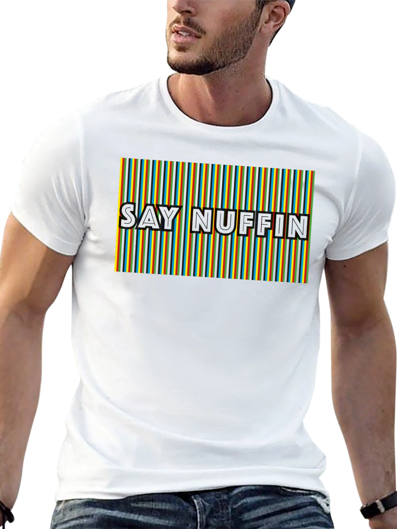 Say Nuffin Graphic Tee - Bold Black