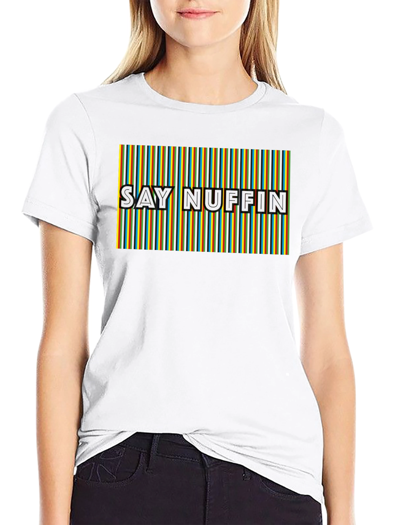 Say Nuffin Graphic Tee - Bold Black
