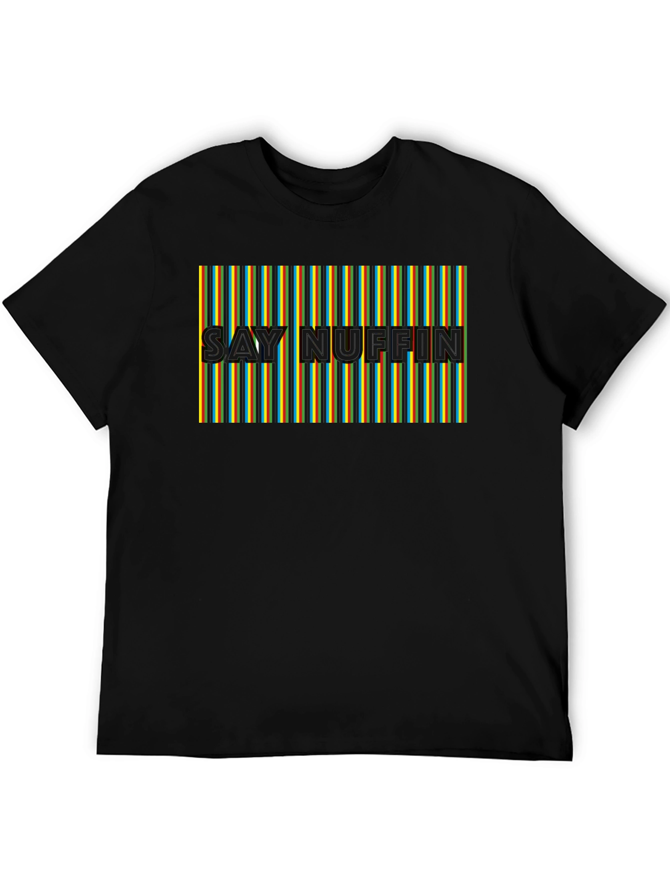 Say Nuffin Graphic Tee - Bold Black