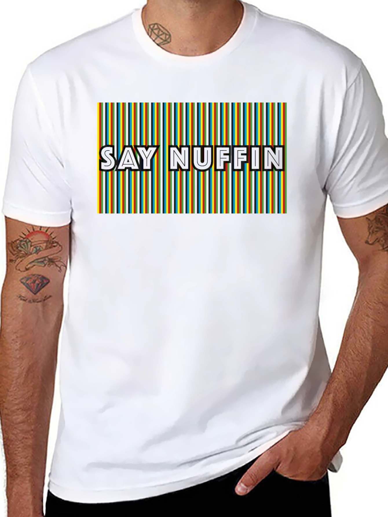 Say Nuffin Graphic Tee - Bold Black