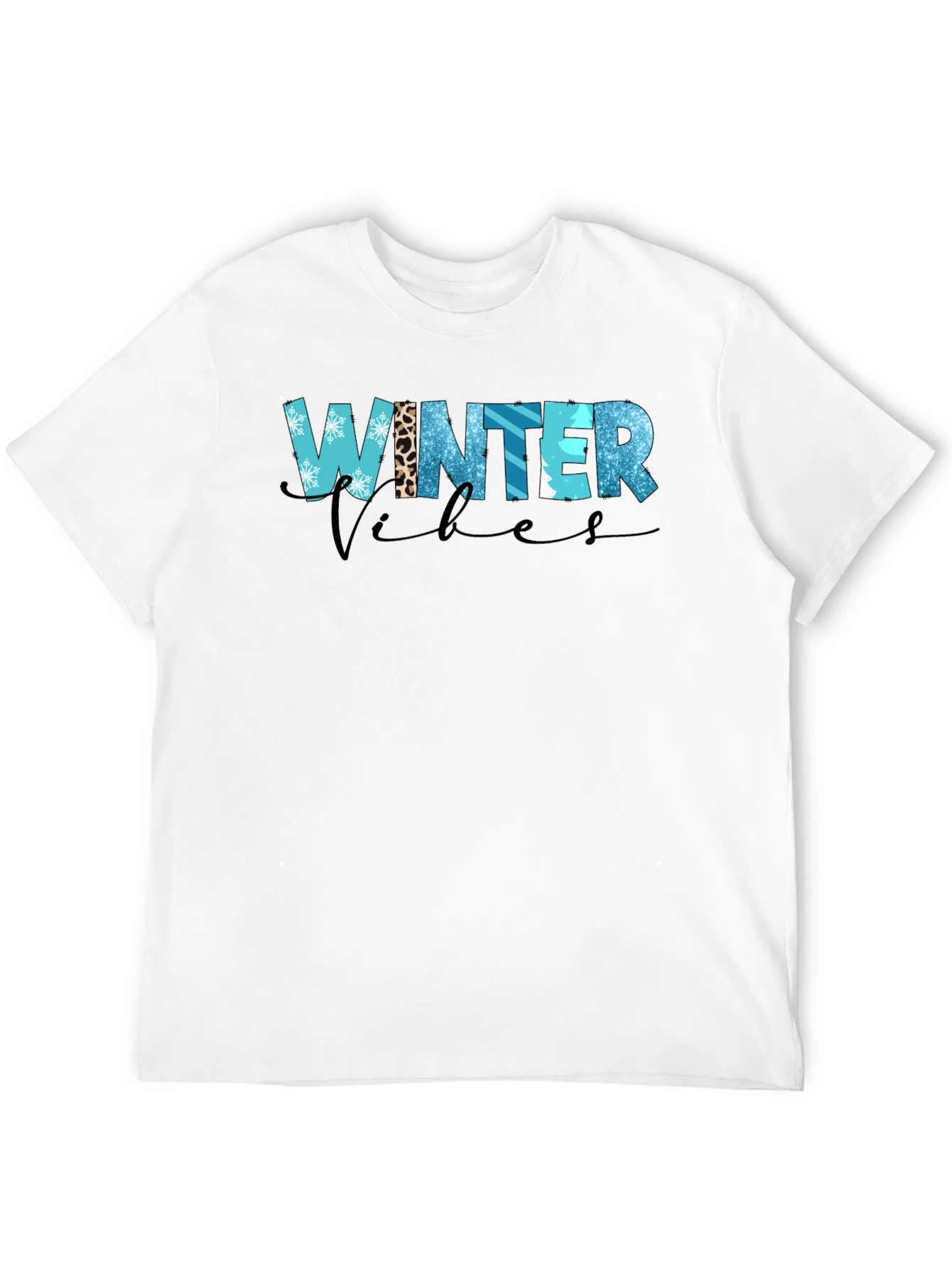 Winter Vibes Graphic Tee Shirt