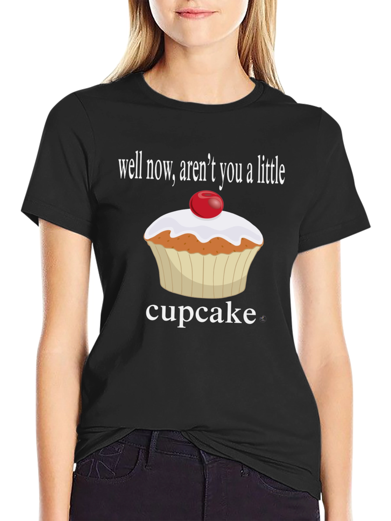 Funny Cupcake Graphic T-Shirt - Sweet Humor