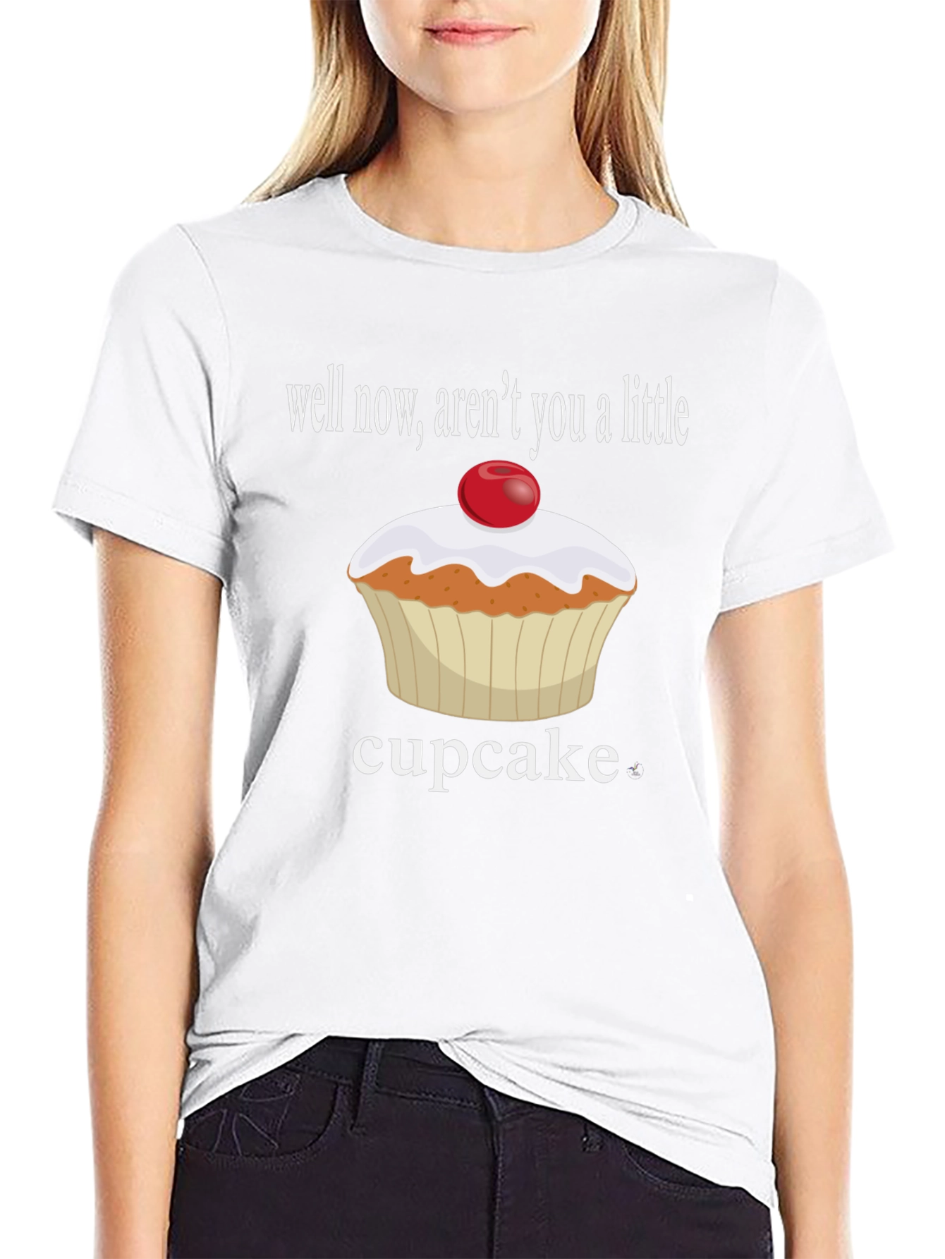 Funny Cupcake Graphic T-Shirt - Sweet Humor
