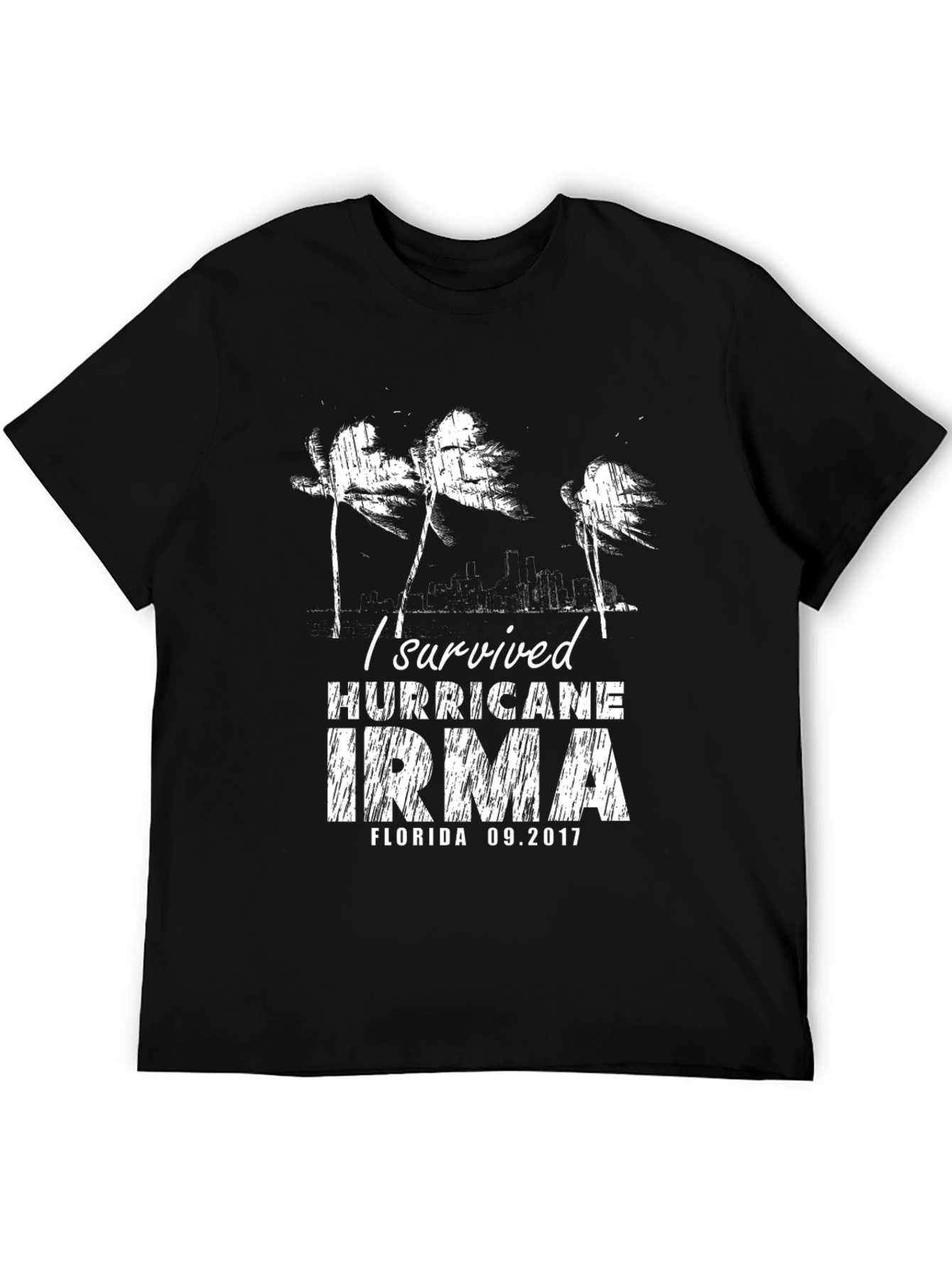 I Survived Hurricane Irma T-Shirt Florida 2017