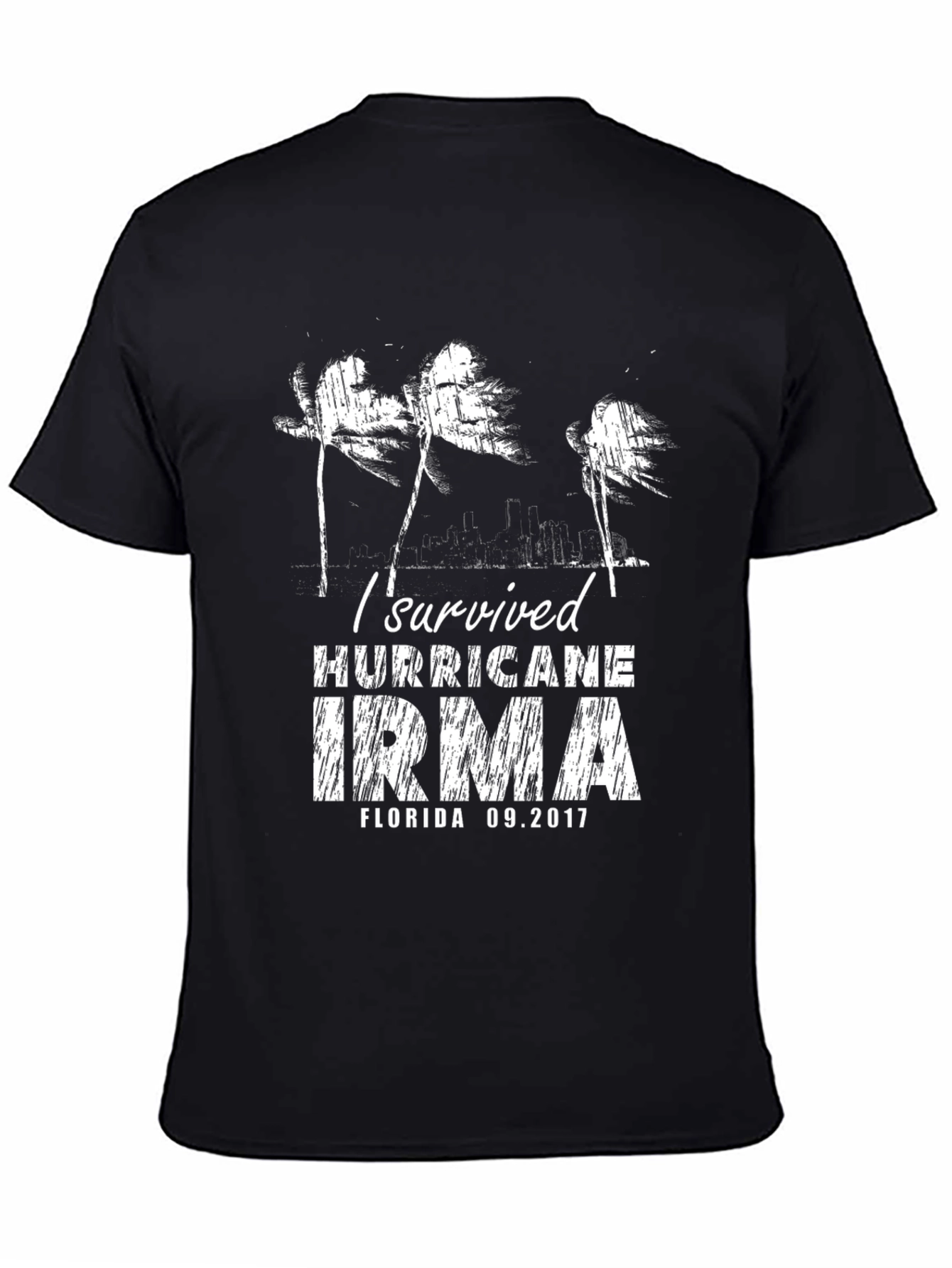 I Survived Hurricane Irma T-Shirt Florida 2017