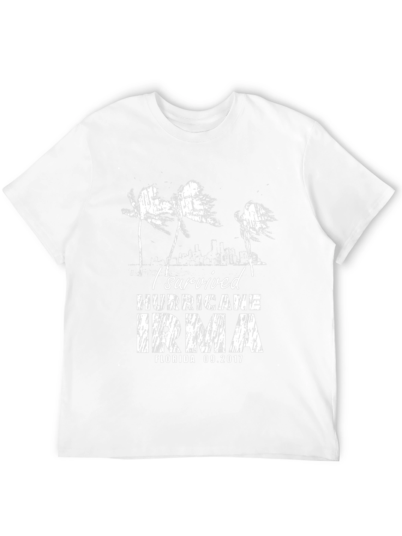 I Survived Hurricane Irma T-Shirt Florida 2017
