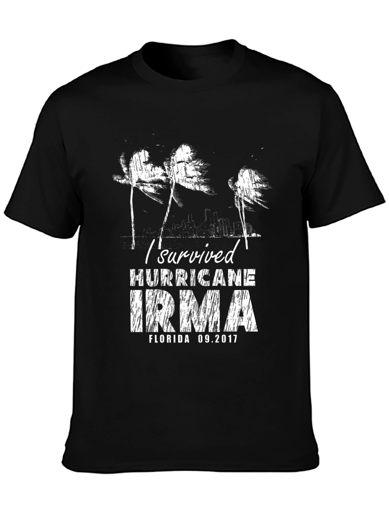 I Survived Hurricane Irma T-Shirt Florida 2017