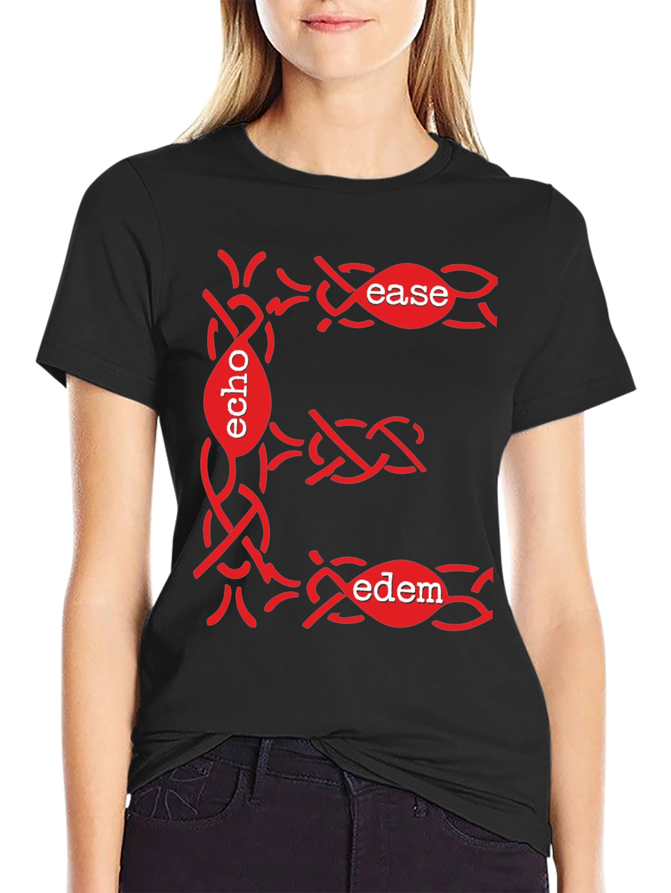 Stylish E-Design T-Shirt: Echo Ease Edem